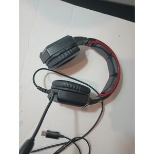 ONIKUMA K8 Gaming Headset Wired Over Ear Headphones Mic USB 3.5mm Red Black PC